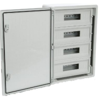 Modular Plastic Distribution Board Grey door IP65